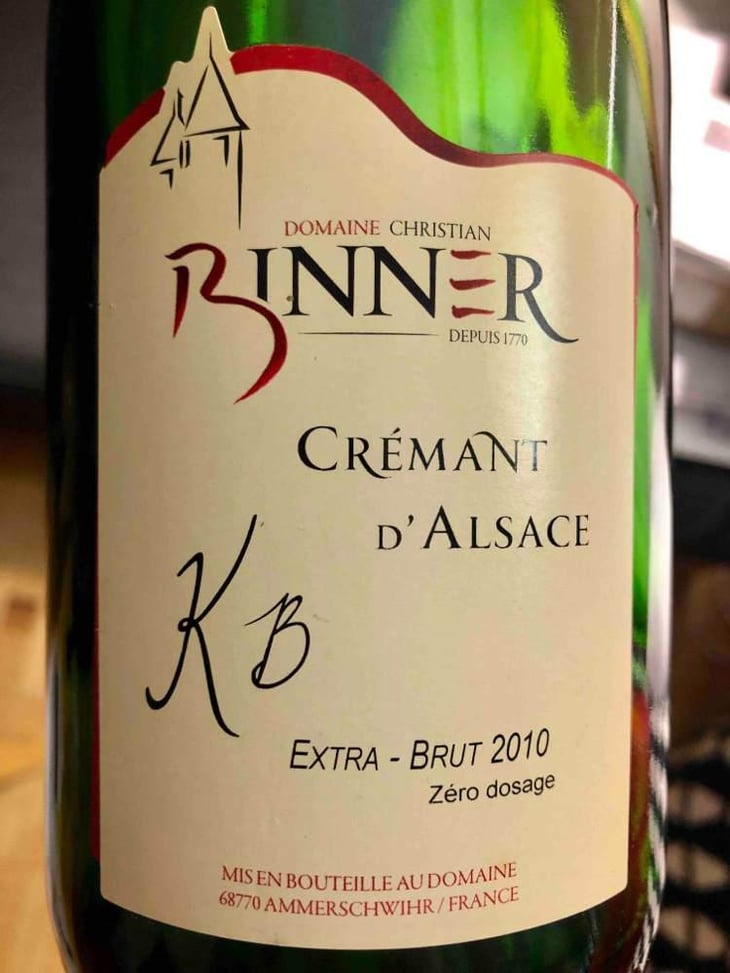 Crémant « KB » - Domaine Christian Binner - Christian Binner et son équipe 