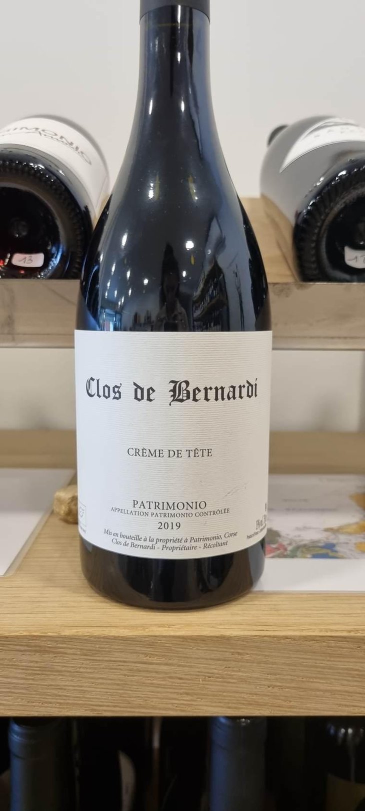 Crème de tête - Clos de Bernardi - Pierre Francois De Bernardi -2019