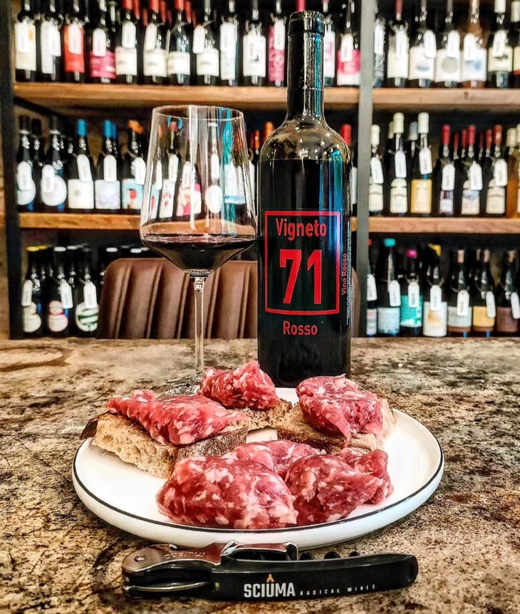 Crostone Salsiccia Cruda Di Bra - Sciuma Enoteca Naturale - 784813