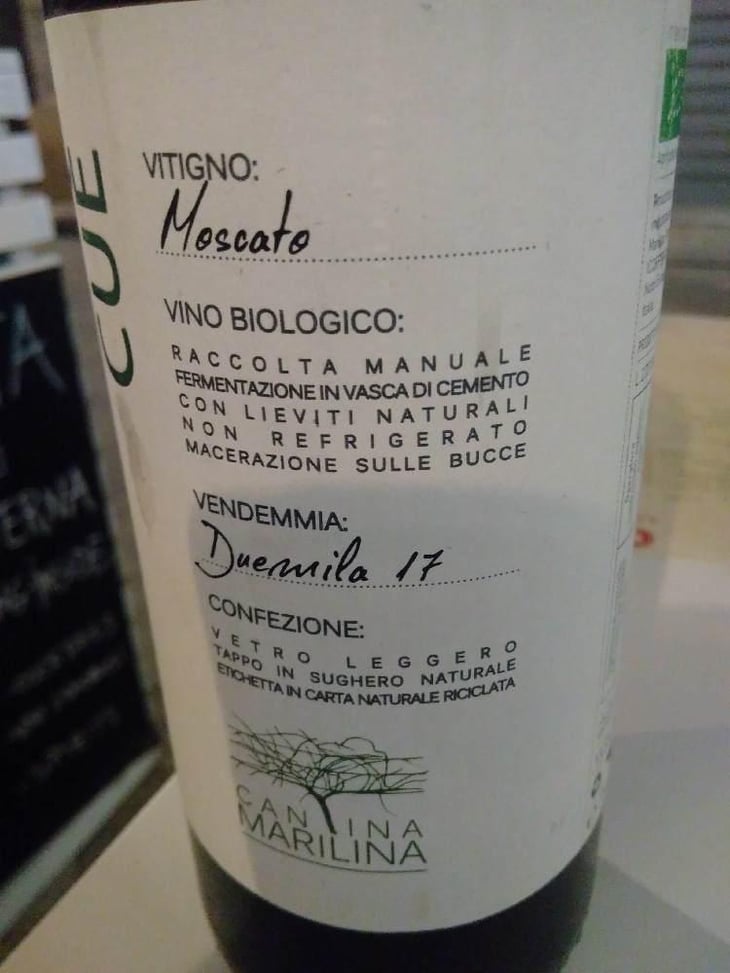 Cué - Cantina Marilina - Angelo, Marilina & Federica Paternò 