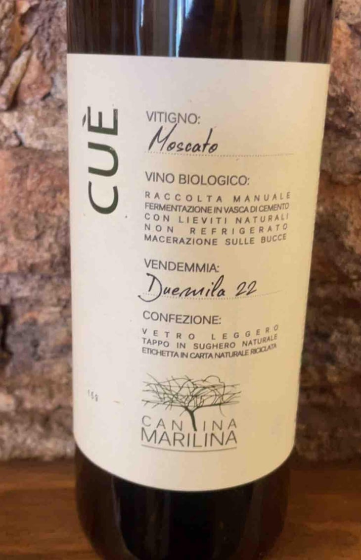 Cué - Cantina Marilina - Angelo, Marilina & Federica Paternò 