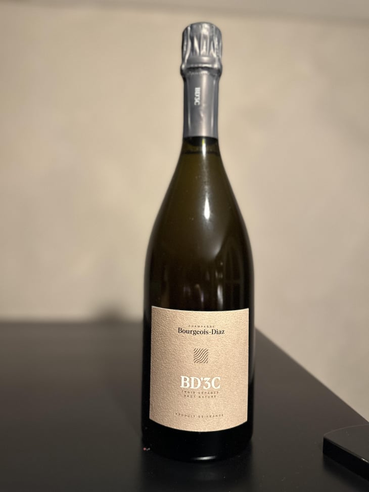 BD'3C - Brut Nature - Champagne Bourgeois-Diaz - Jérôme & Charlotte Bourgeois -2017