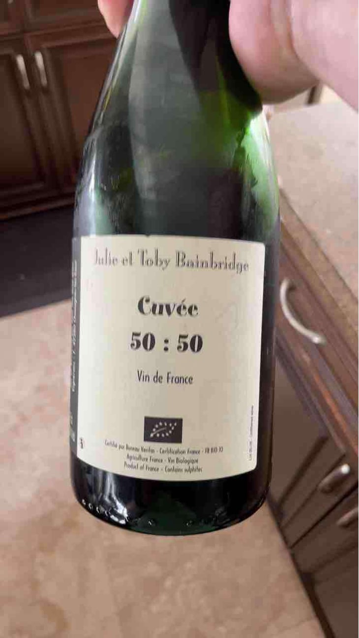Cuvee 50:50 - Bainbridge & Cathcart - Toby & Julie Bainbridge 