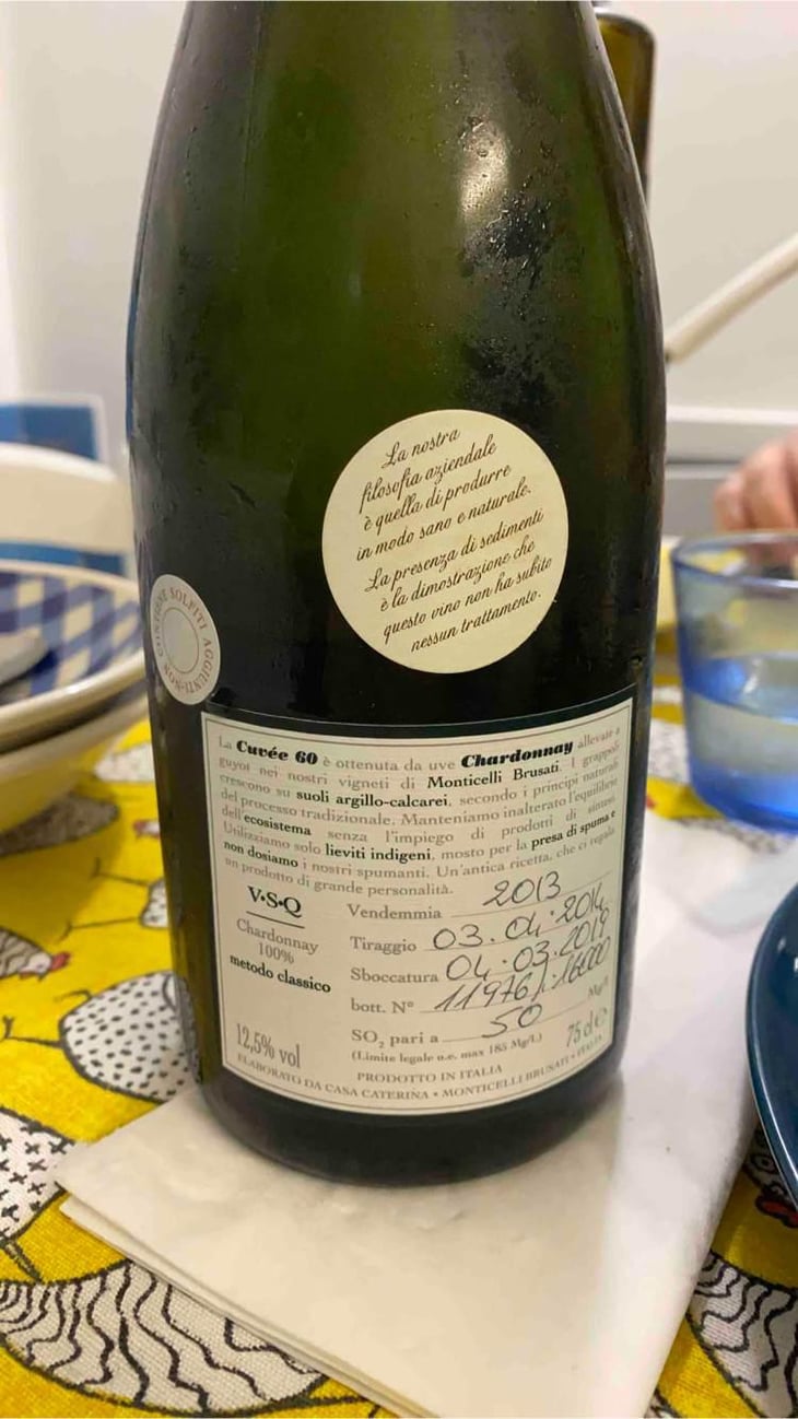 Cuvée 60 Brut Nature - Casa Caterina - Aurelio & Emilio del Bono 