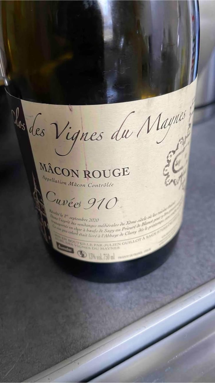 Cuvée 910 - Clos des Vignes du Maynes - Julien Guillot 