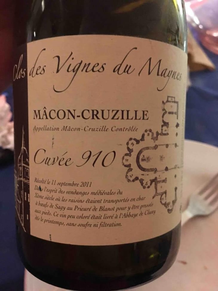 Cuvée 910 - Clos des Vignes du Maynes - Julien Guillot 