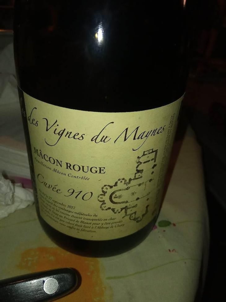 Cuvée 910 - Clos des Vignes du Maynes - Julien Guillot 