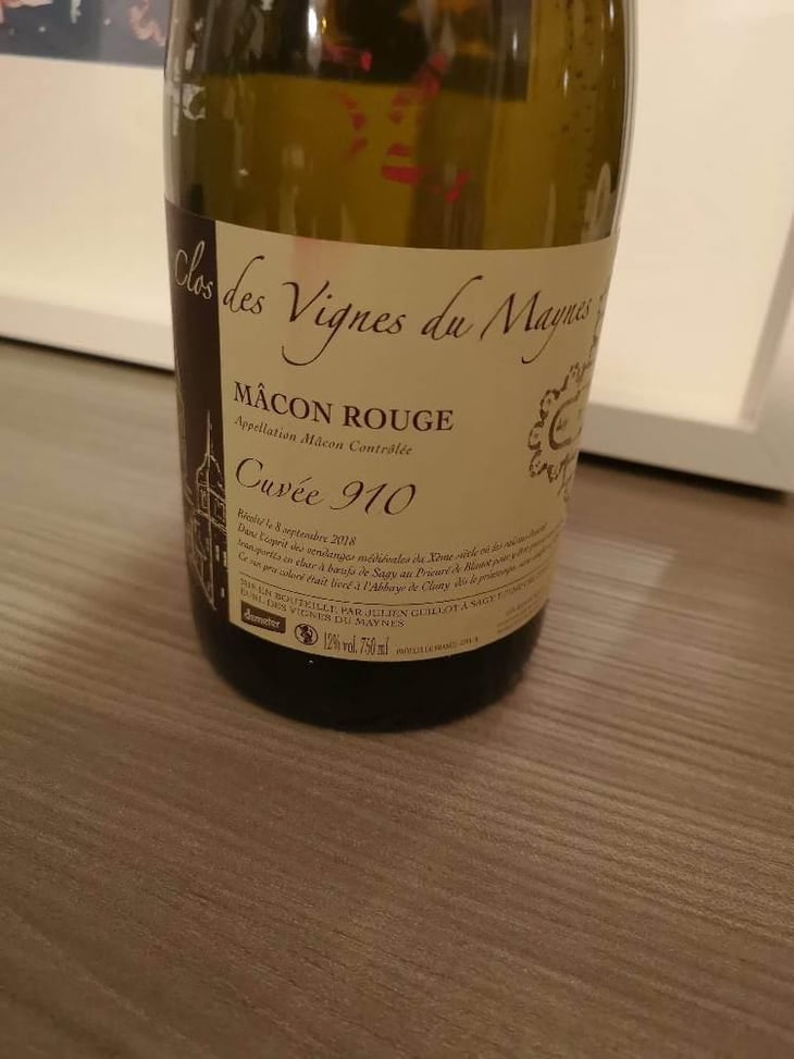Cuvée 910 - Clos des Vignes du Maynes - Julien Guillot 