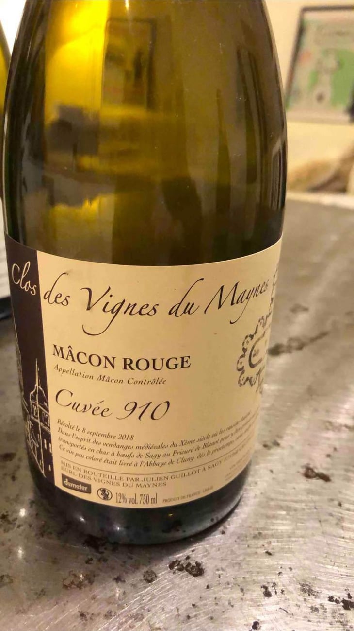Cuvée 910 - Clos des Vignes du Maynes - Julien Guillot 