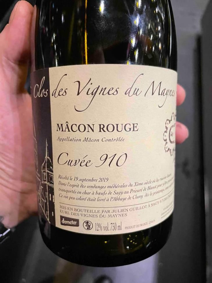 Cuvée 910 - Clos des Vignes du Maynes - Julien Guillot 