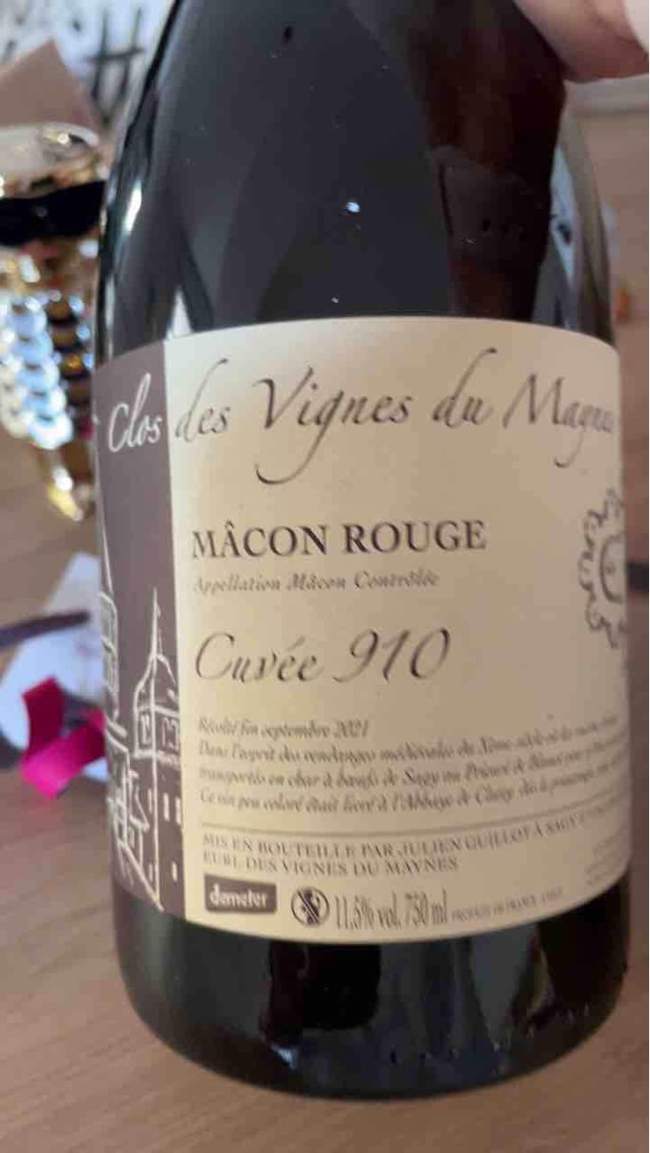 Cuvée 910 - Clos des Vignes du Maynes - Julien Guillot 