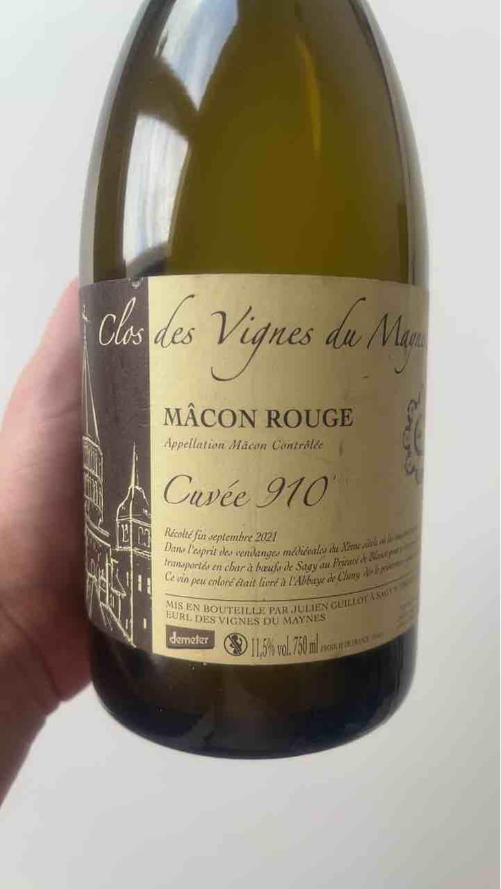 Cuvée 910 - Clos des Vignes du Maynes - Julien Guillot 