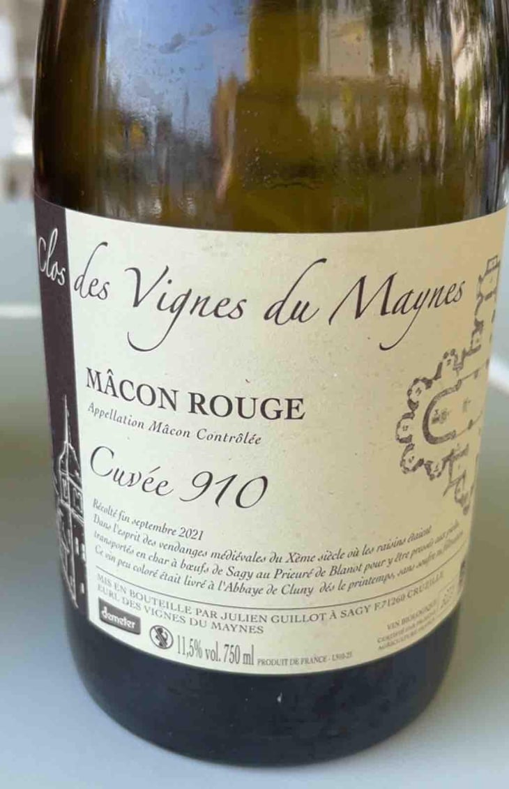 Cuvée 910 - Clos des Vignes du Maynes - Julien Guillot 