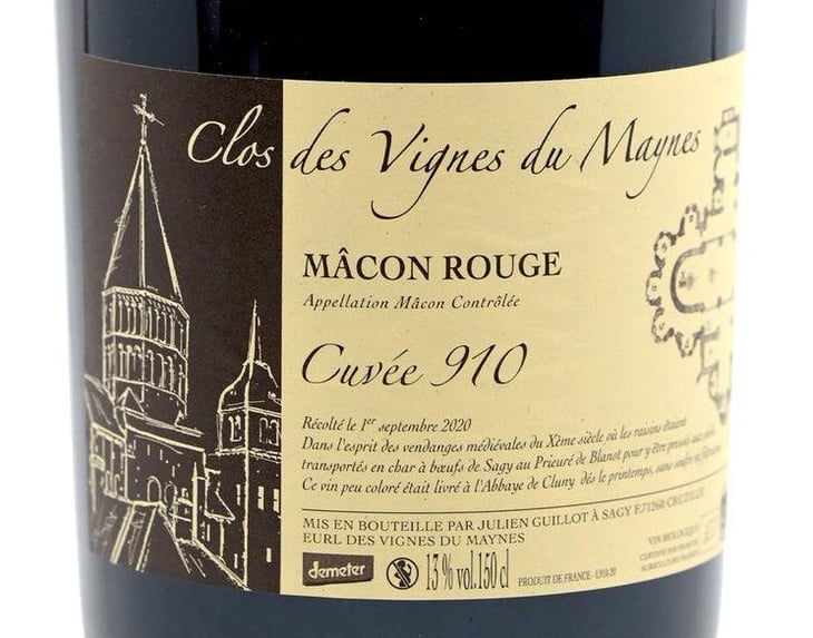 Cuvée 910 - Clos des Vignes du Maynes - Julien Guillot 