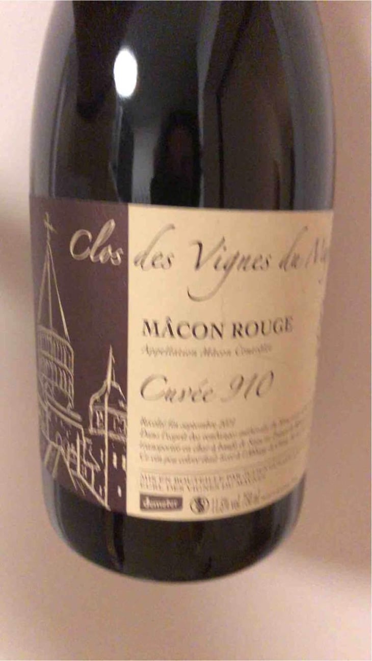 Cuvée 910 - Clos des Vignes du Maynes - Julien Guillot 