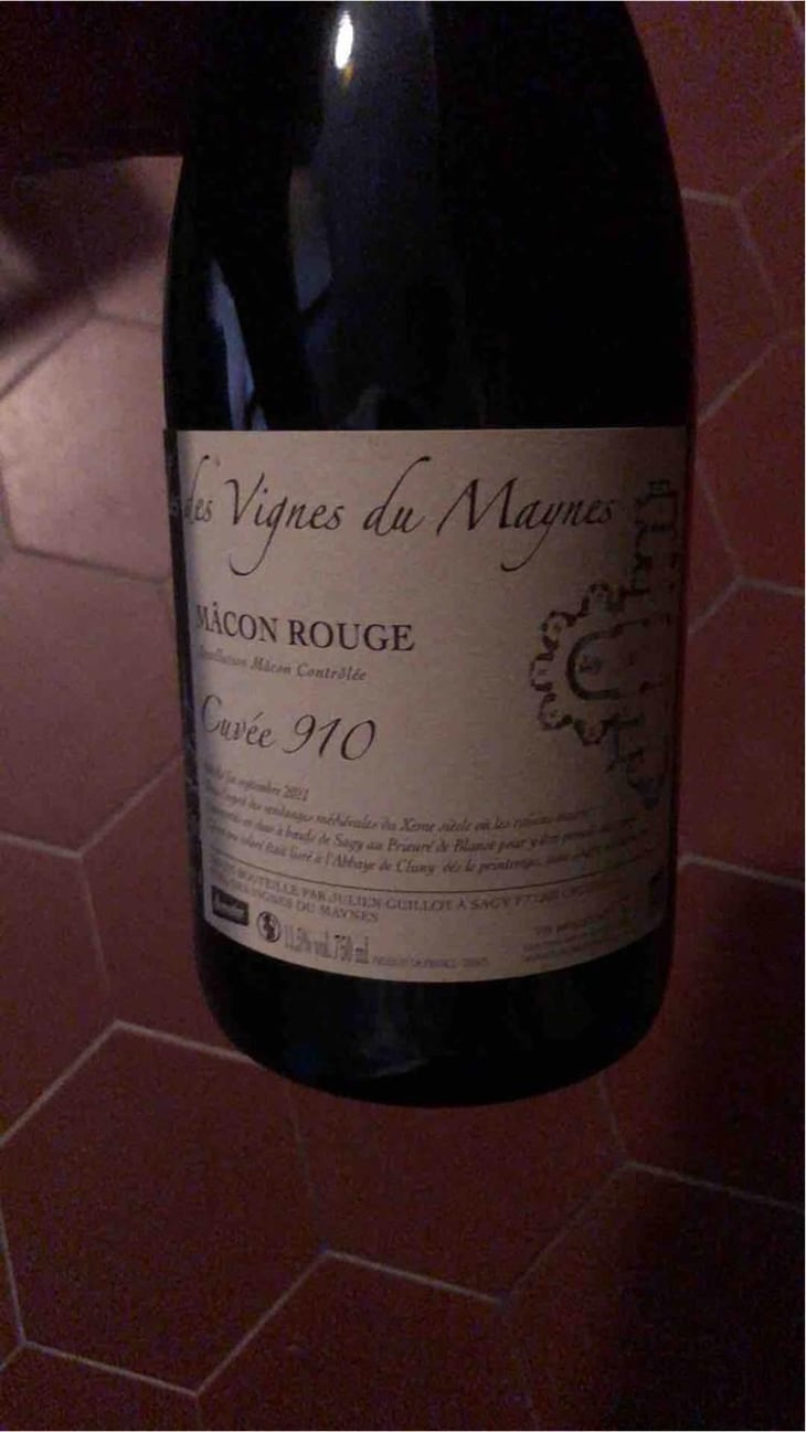 Cuvée 910 - Clos des Vignes du Maynes - Julien Guillot 
