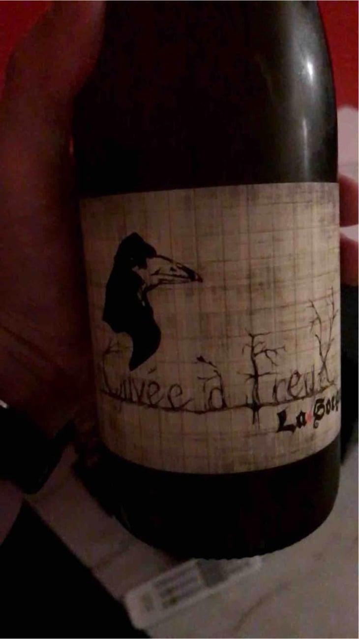 Cuvée A Freux - La Sorga - Antony Tortul 