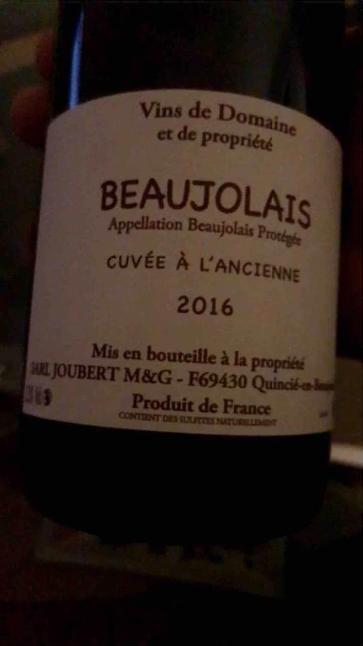 Cuvée à l'Ancienne - Domaine Marcel Joubert - Carine Joubert 