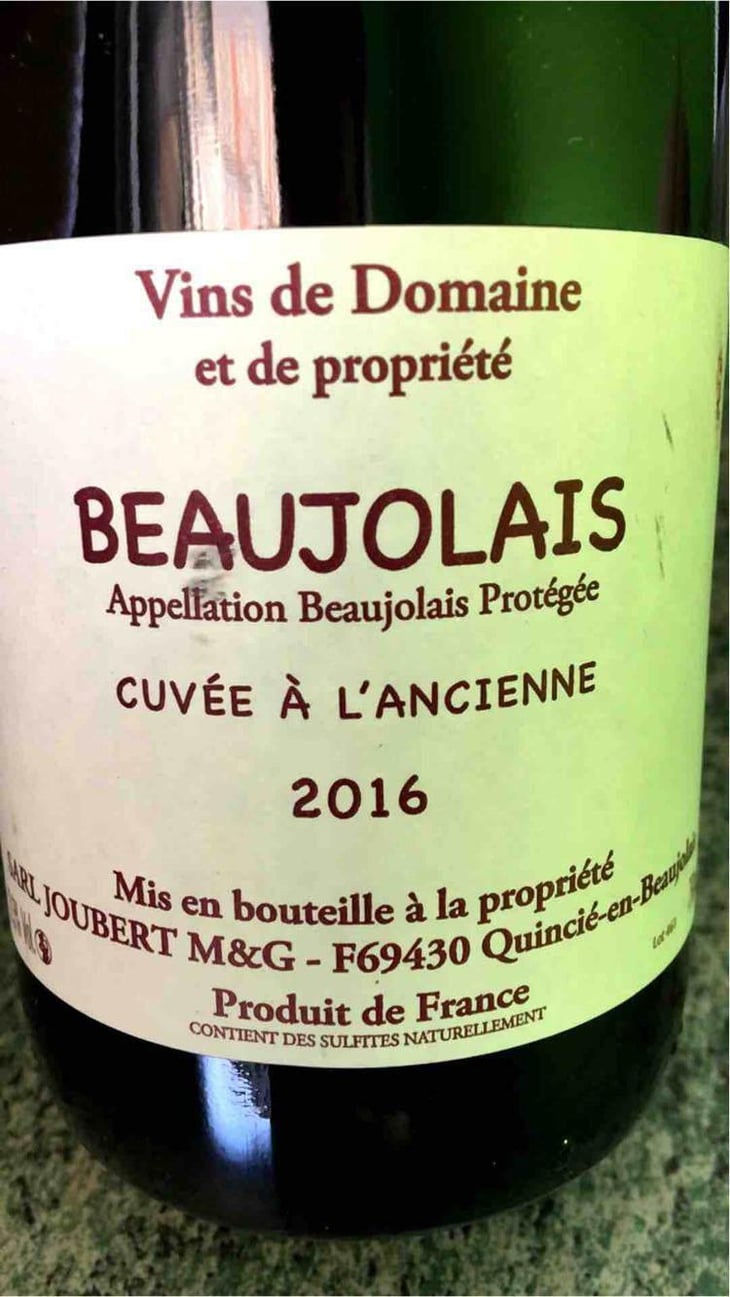 Cuvée à l'Ancienne - Domaine Marcel Joubert - Carine Joubert 