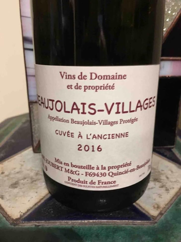 Cuvée à l'Ancienne - Domaine Marcel Joubert - Carine Joubert 
