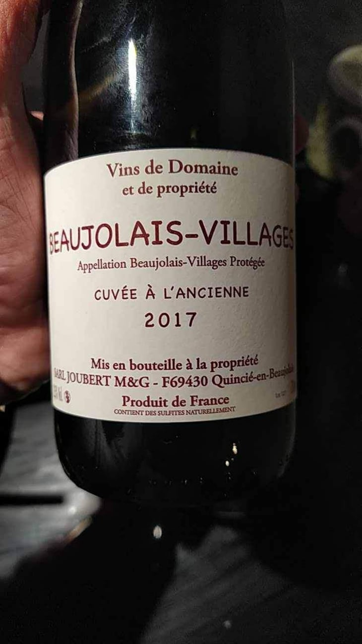 Cuvée à l'Ancienne - Domaine Marcel Joubert - Carine Joubert 
