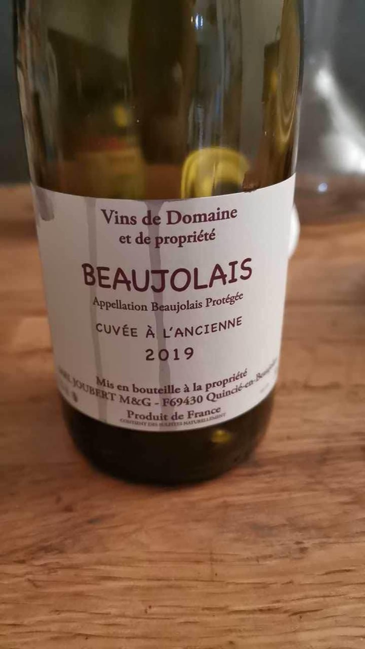 Cuvée à l'Ancienne - Domaine Marcel Joubert - Carine Joubert 