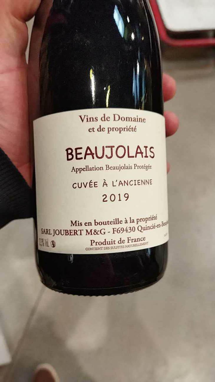 Cuvée à l'Ancienne - Domaine Marcel Joubert - Carine Joubert 