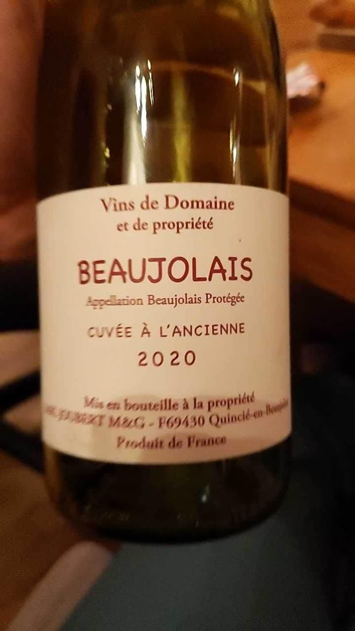 Cuvée à l'Ancienne - Domaine Marcel Joubert - Carine Joubert 