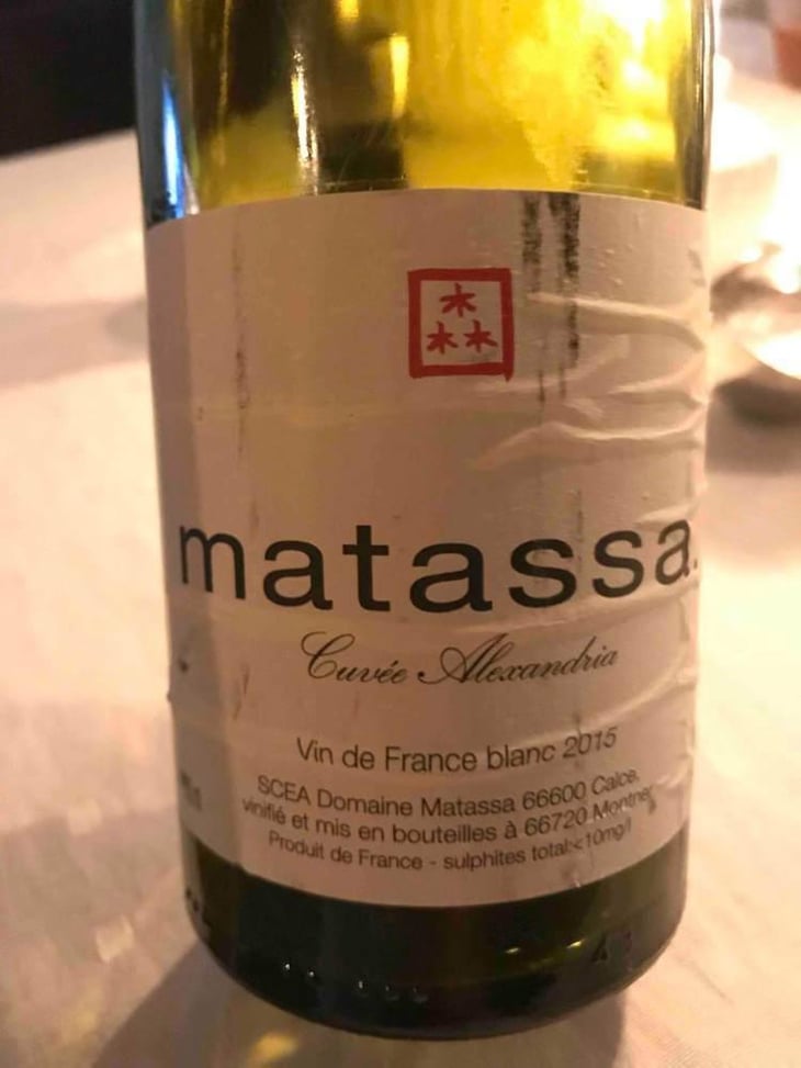 Cuvée Alexandria - Domaine Matassa - Tom Lubbe 