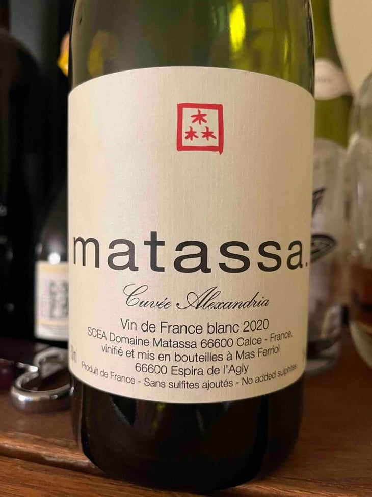 Cuvée Alexandria - Domaine Matassa - Tom Lubbe 