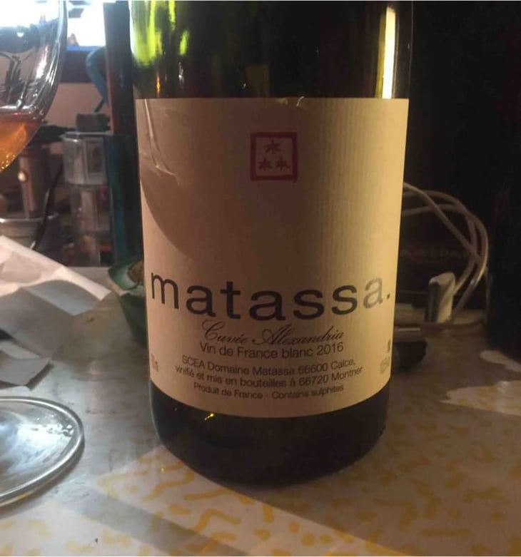Cuvée Alexandria - Domaine Matassa - Tom Lubbe 