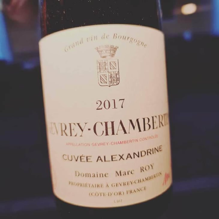 Cuvee Alexandrine - Marc Roy - ALEZANDRINE ROY 