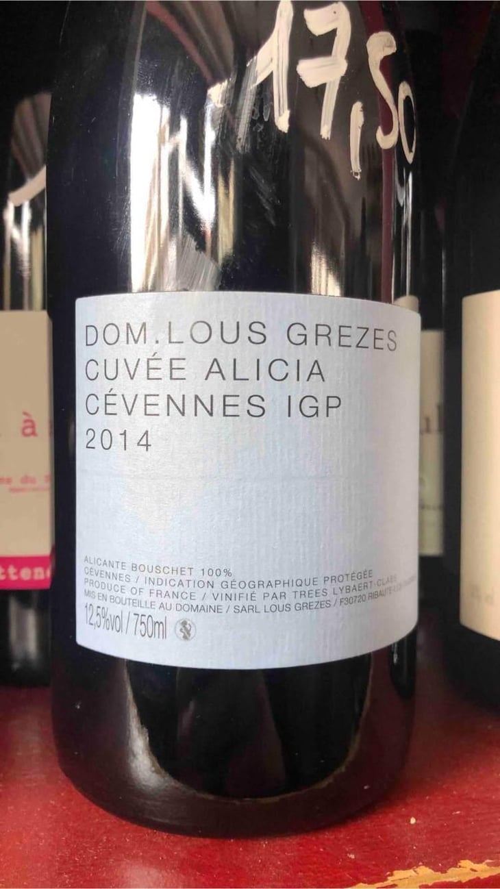 Cuvée Alicia - Domaine Lous Grèzes - Luc & Trees Lybaert 