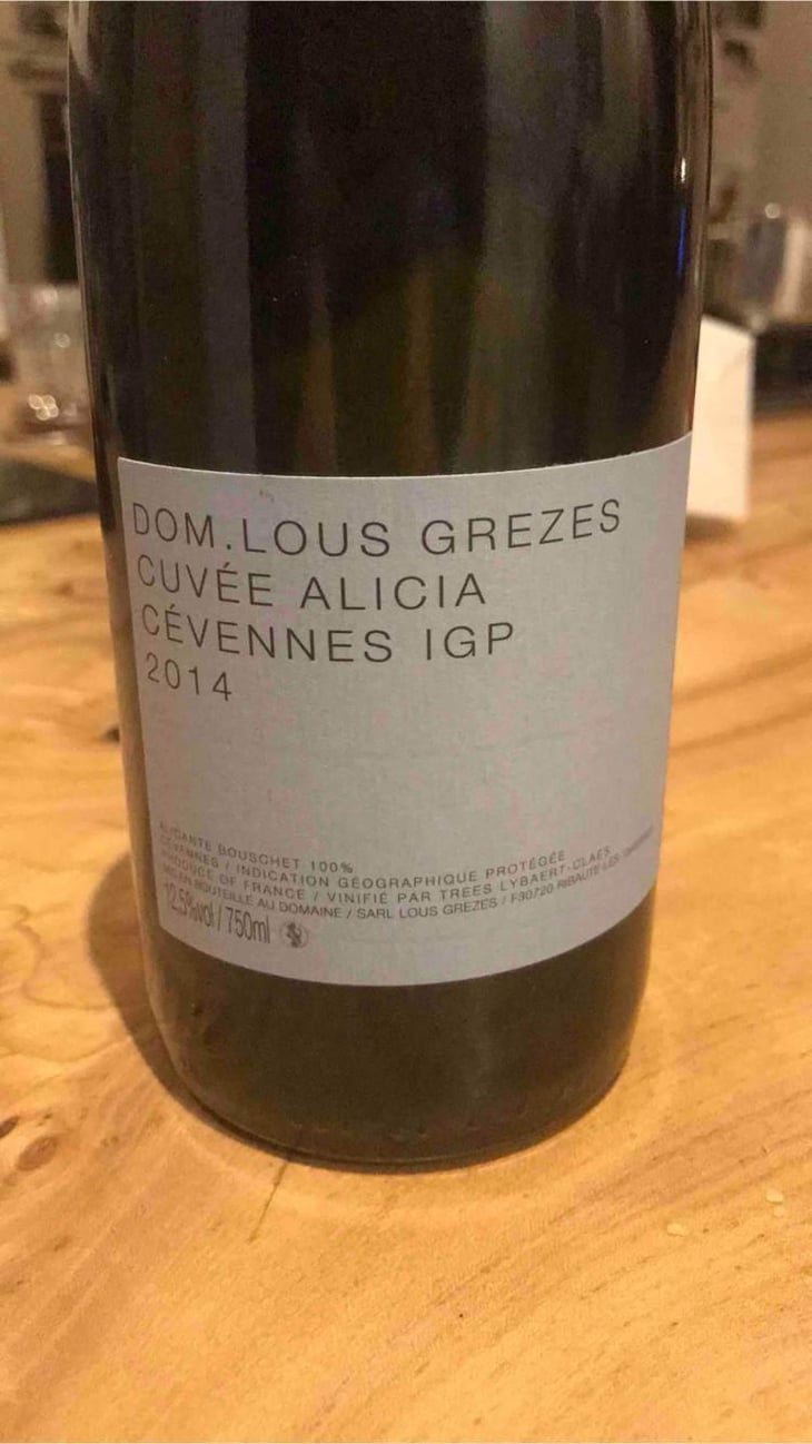 Cuvée Alicia - Domaine Lous Grèzes - Luc & Trees Lybaert 