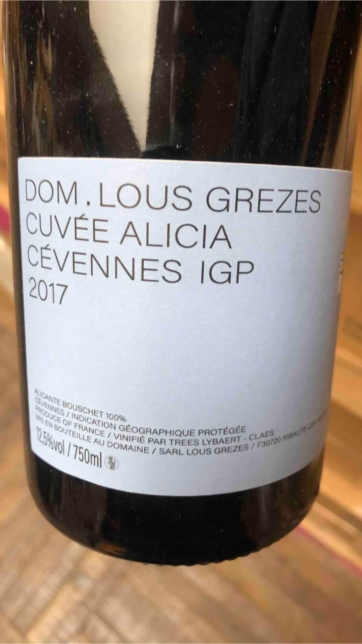 Cuvée Alicia - Domaine Lous Grèzes - Luc & Trees Lybaert 