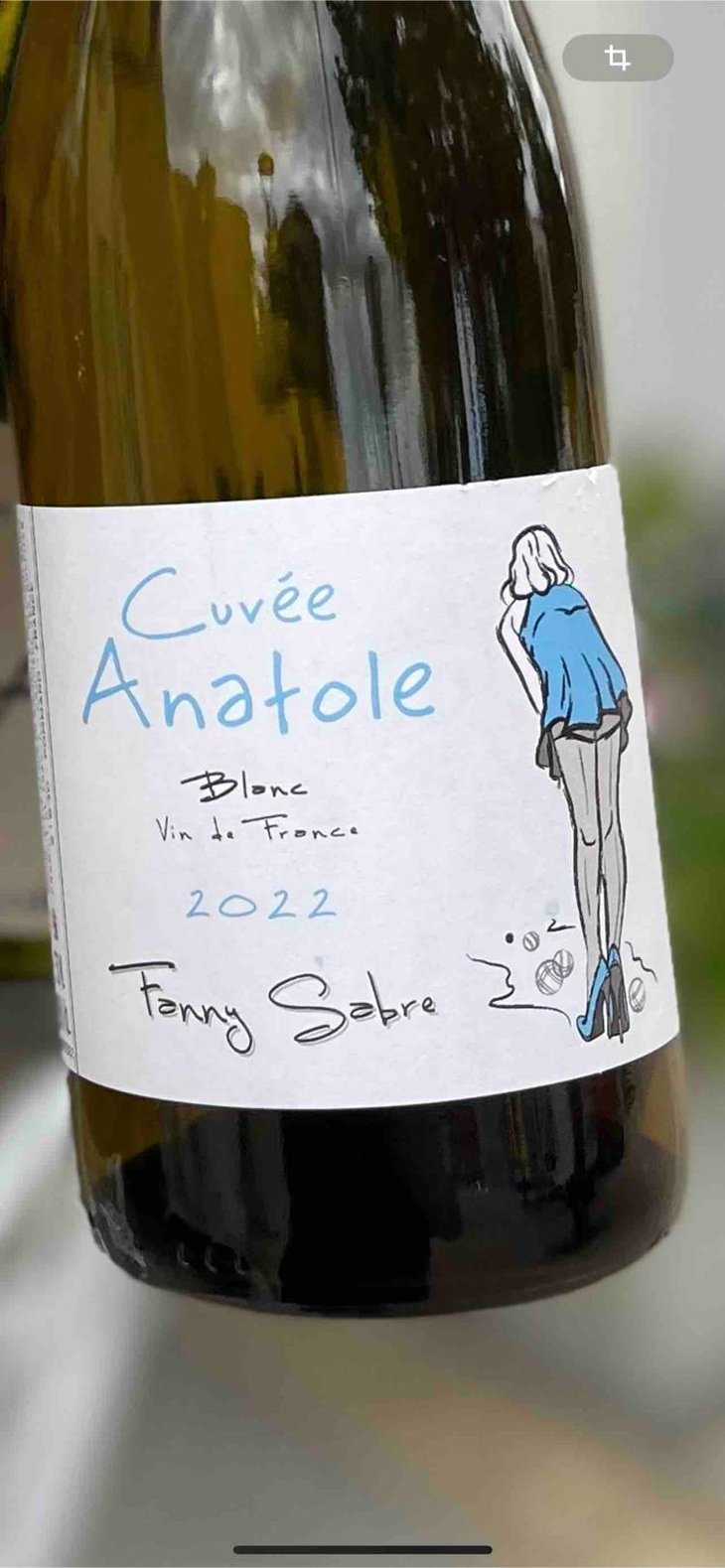 "Cuvée Anatole" - IGP Ste Marie-la-Blanche - Fanny Sabre - Fanny Sabre -2021