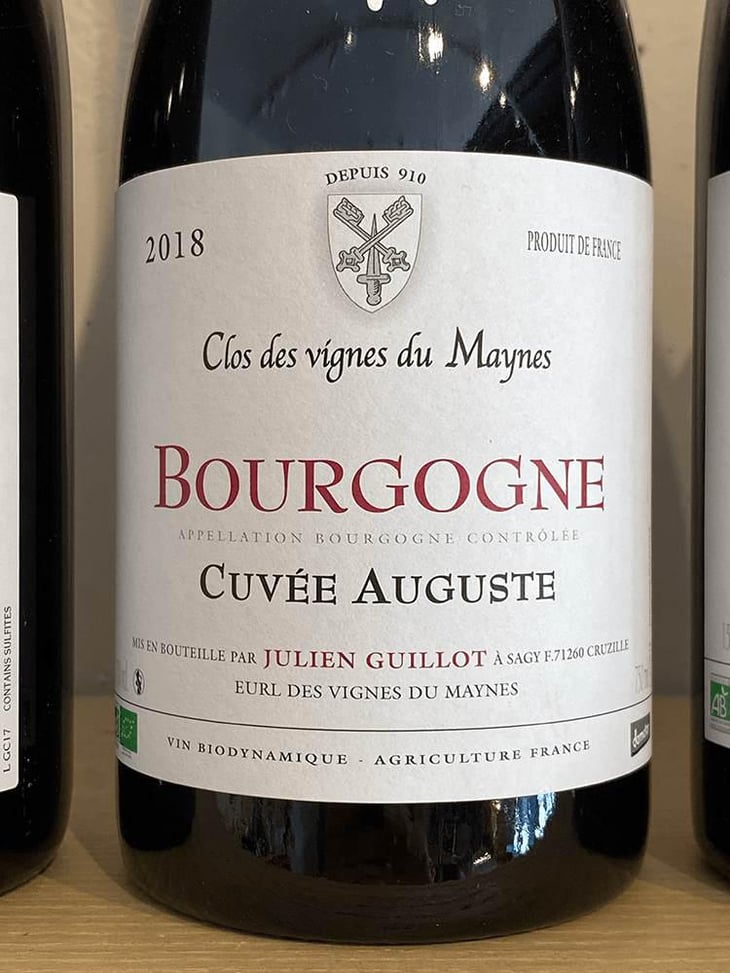 Cuvée Auguste - Clos des Vignes du Maynes - Julien Guillot 