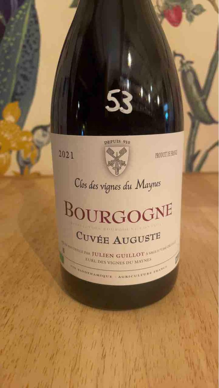 Cuvée Auguste - Clos des Vignes du Maynes - Julien Guillot 