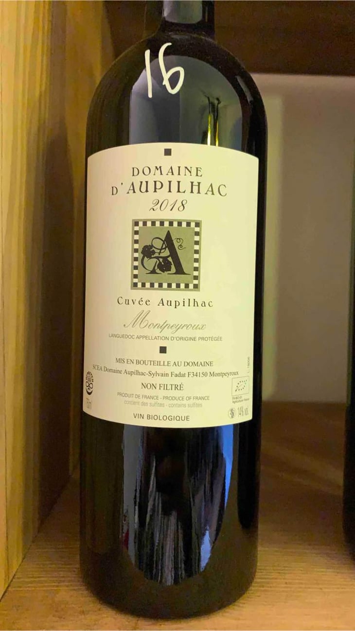 Cuvée Aupilhac - Domaine d'Aupilhac - Désirée & Sylvain Fadat 