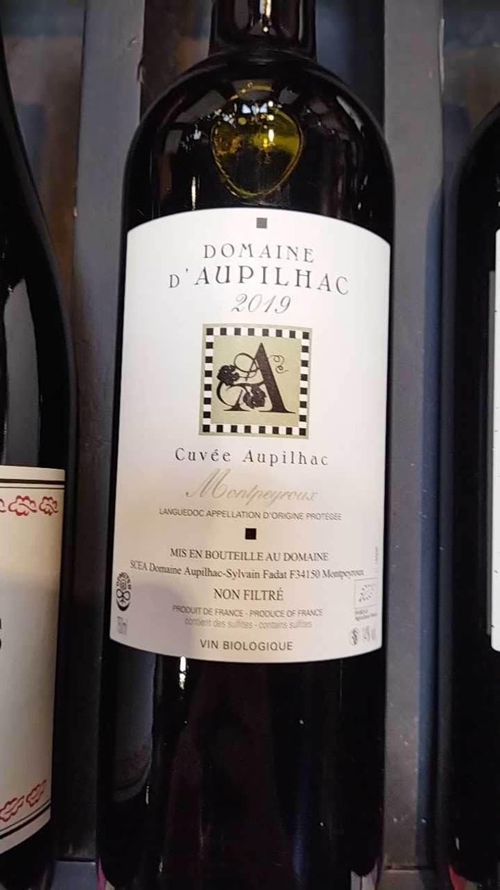 Cuvée Aupilhac - Domaine d'Aupilhac - Désirée & Sylvain Fadat 
