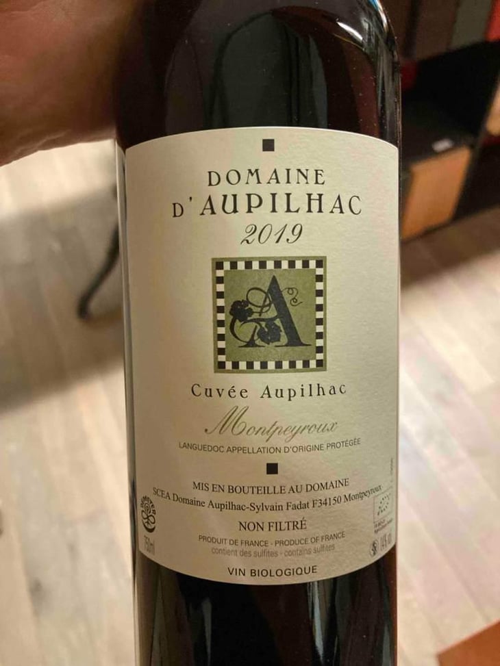 Cuvée Aupilhac - Domaine d'Aupilhac - Désirée & Sylvain Fadat 