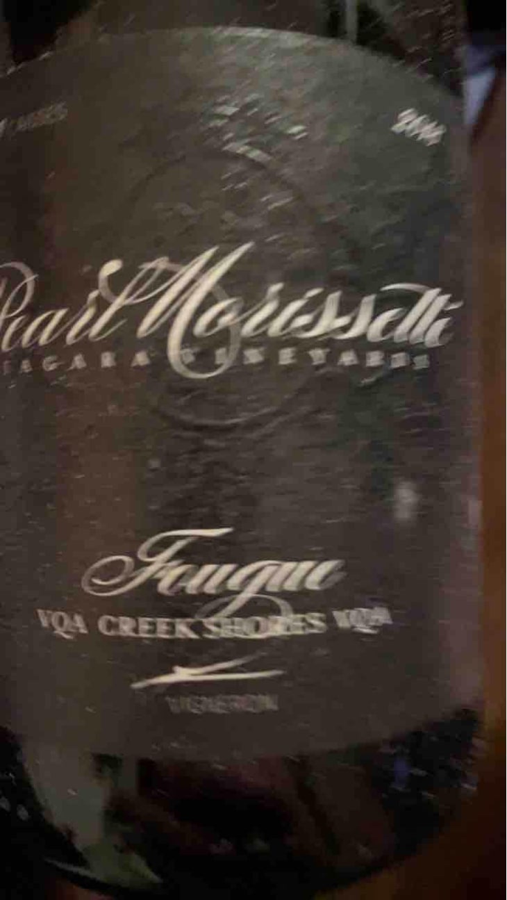 Cuvée Black Ball - Pearl Morissette - François Morissette 