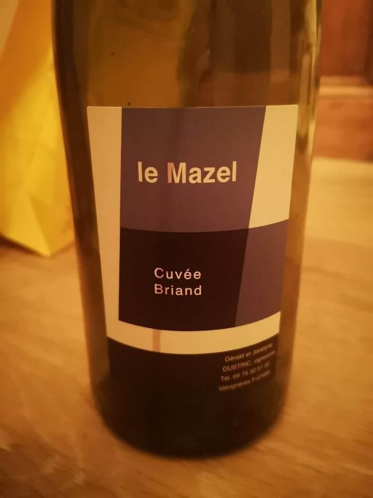 Cuvée Briand - Le Mazel - Gérald & Jocelyne Oustric 