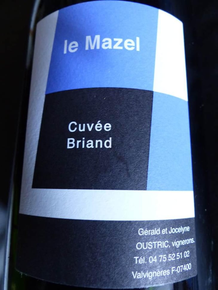 Cuvée Briand - Le Mazel - Gérald & Jocelyne Oustric 