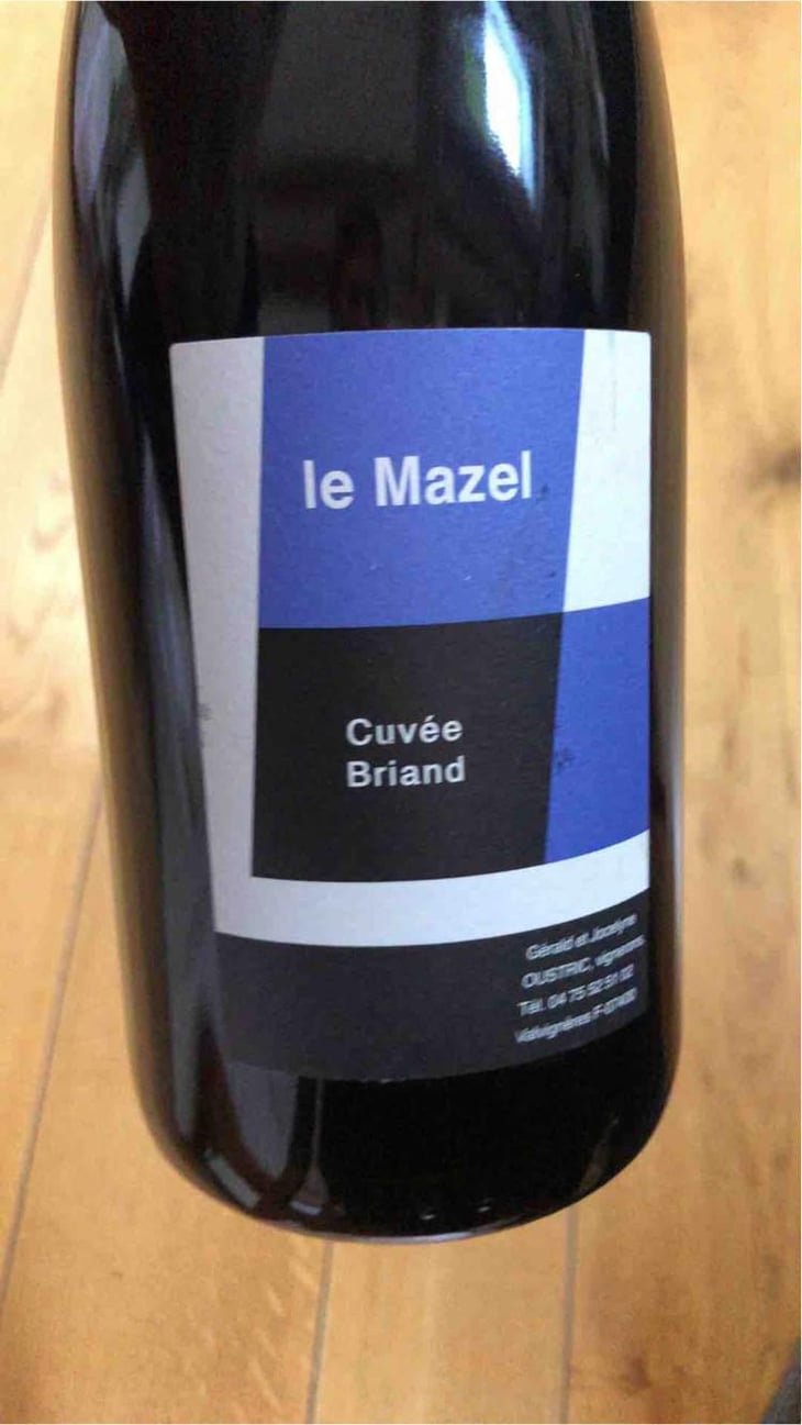 Cuvée Briand - Le Mazel - Gérald & Jocelyne Oustric 