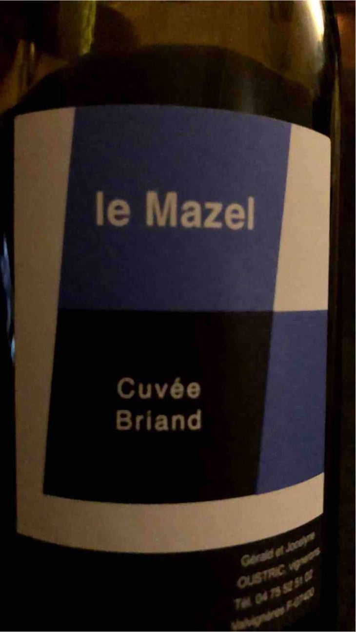 Cuvée Briand - Le Mazel - Gérald & Jocelyne Oustric 