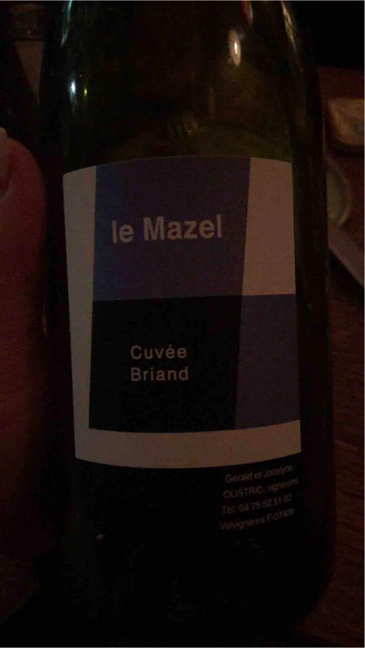 Cuvée Briand - Le Mazel - Gérald & Jocelyne Oustric 