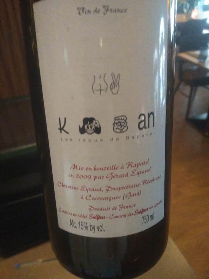Cuvée Carignan - Domaine de Rapatel - Gérard Eyraud -2013