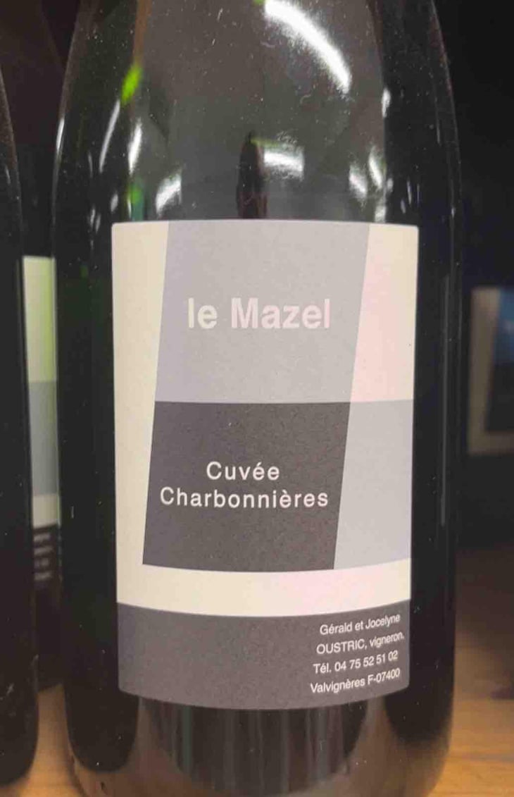 Cuvée Charbonnières - Le Mazel - Gérald & Jocelyne Oustric 