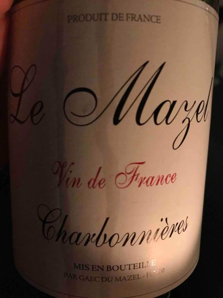 Cuvée Charbonnières - Le Mazel - Gérald & Jocelyne Oustric 